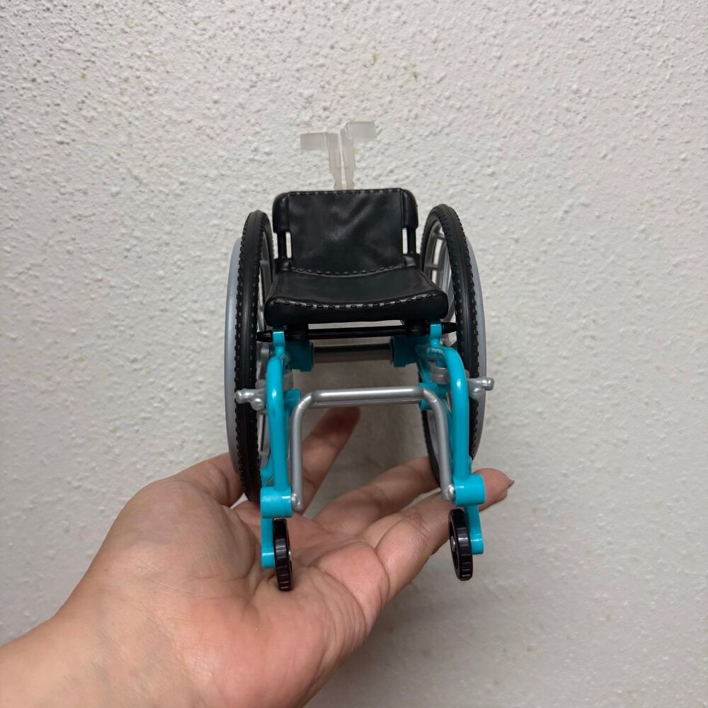 Blue wheelchair for barbie